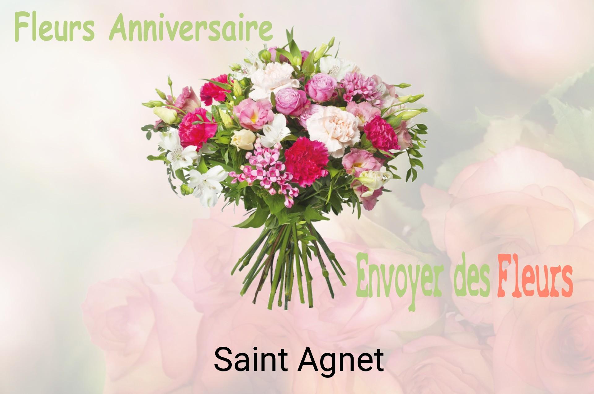 Bouquet de fleurs d’anniversaire livré à Saint-Agnet
