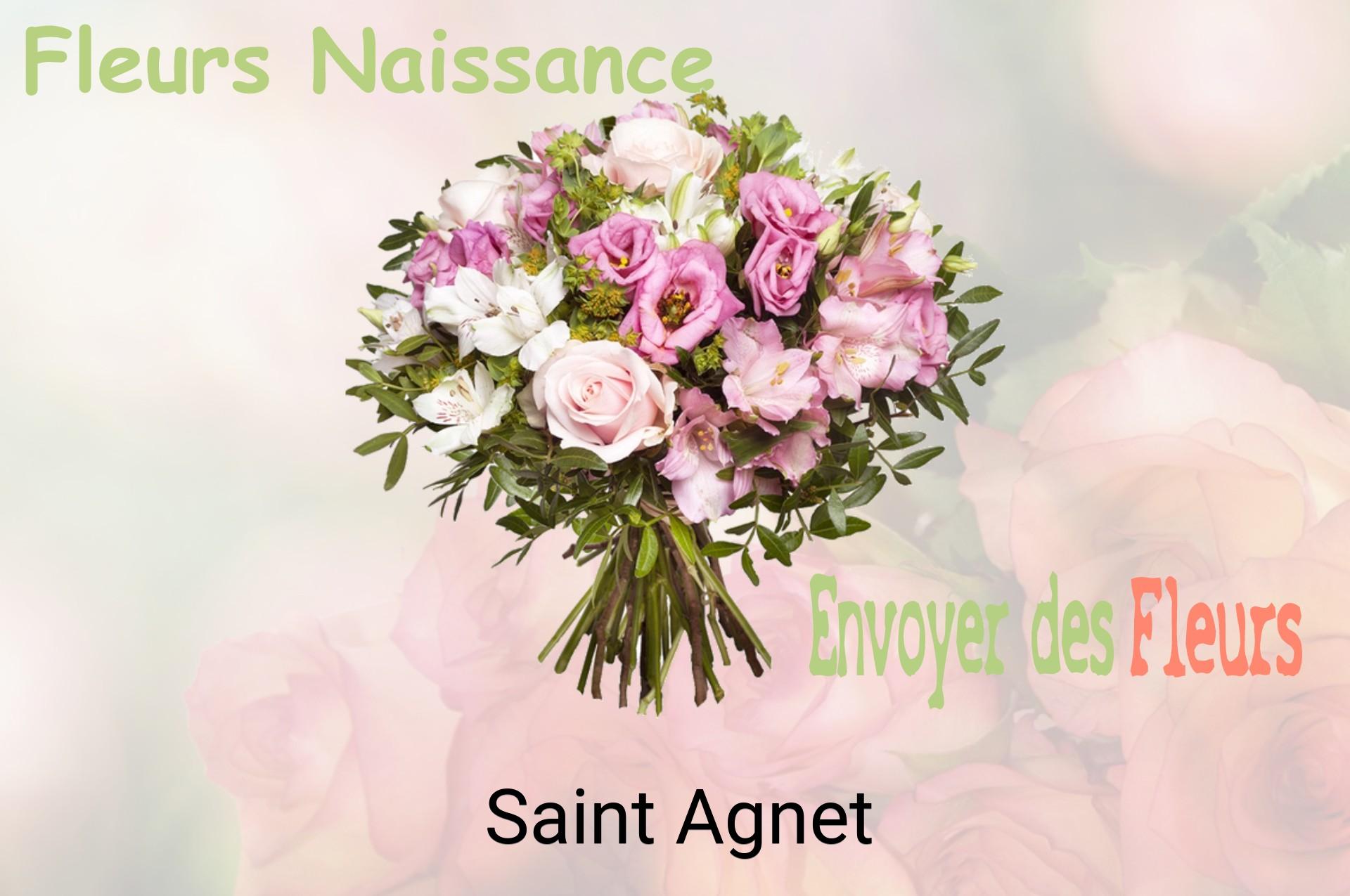 Bouquet de fleurs de naissance livré à Saint-Agnet